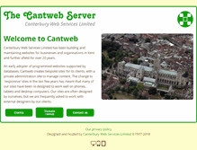 Tablet Screenshot of cantweb.co.uk